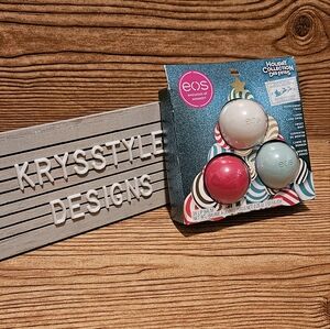 EOS chapstick set Peppermint Mint Candy Cane